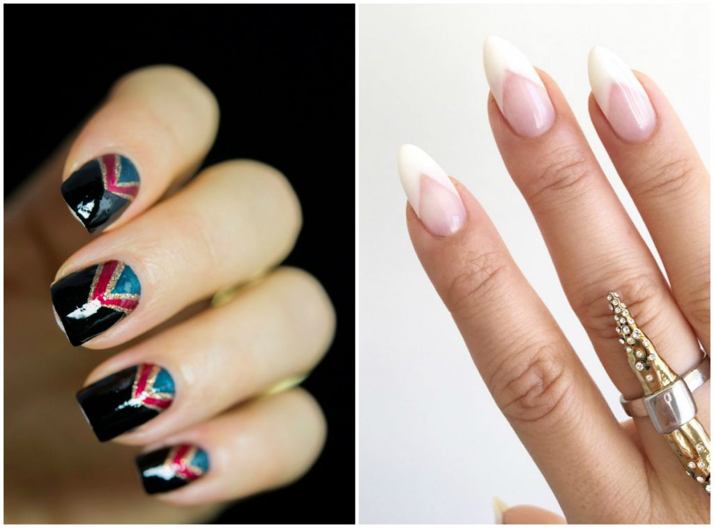 модный лунный маникюр 2018 дизайн маникюра весна-лето 2018