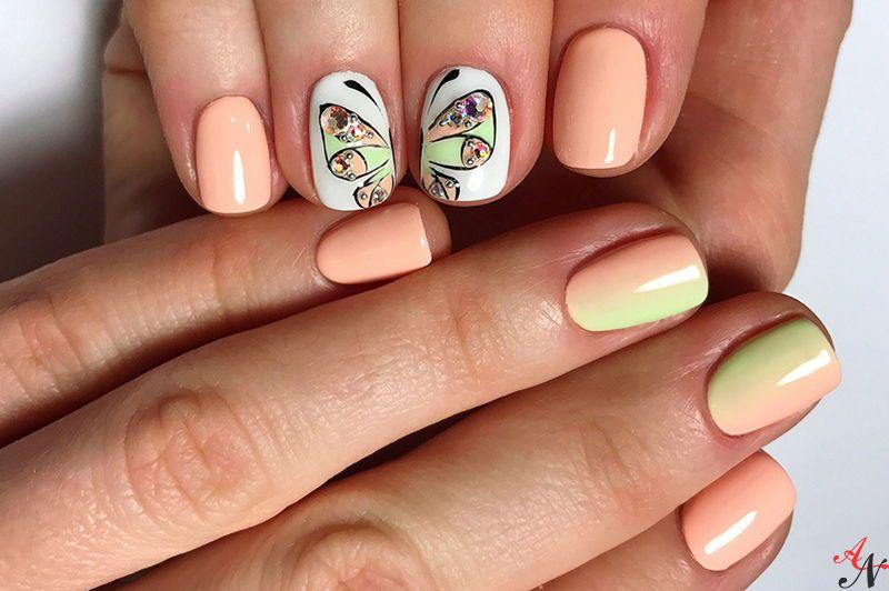 принты в маникюре 2018 модные цвета в маникюре 2018