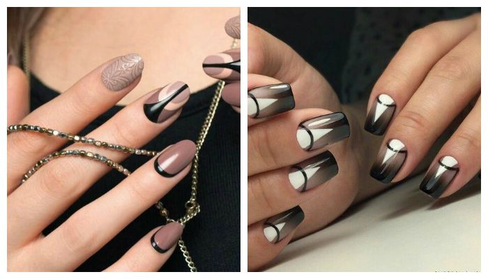 лунный маникюр весна-лето 2018 красивый маникюр весна-лето 2018