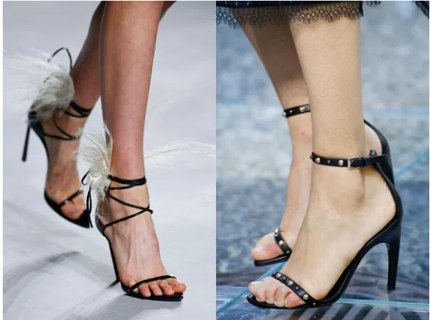 изящные завязки и ремешки женская летняя обувь 2018 года