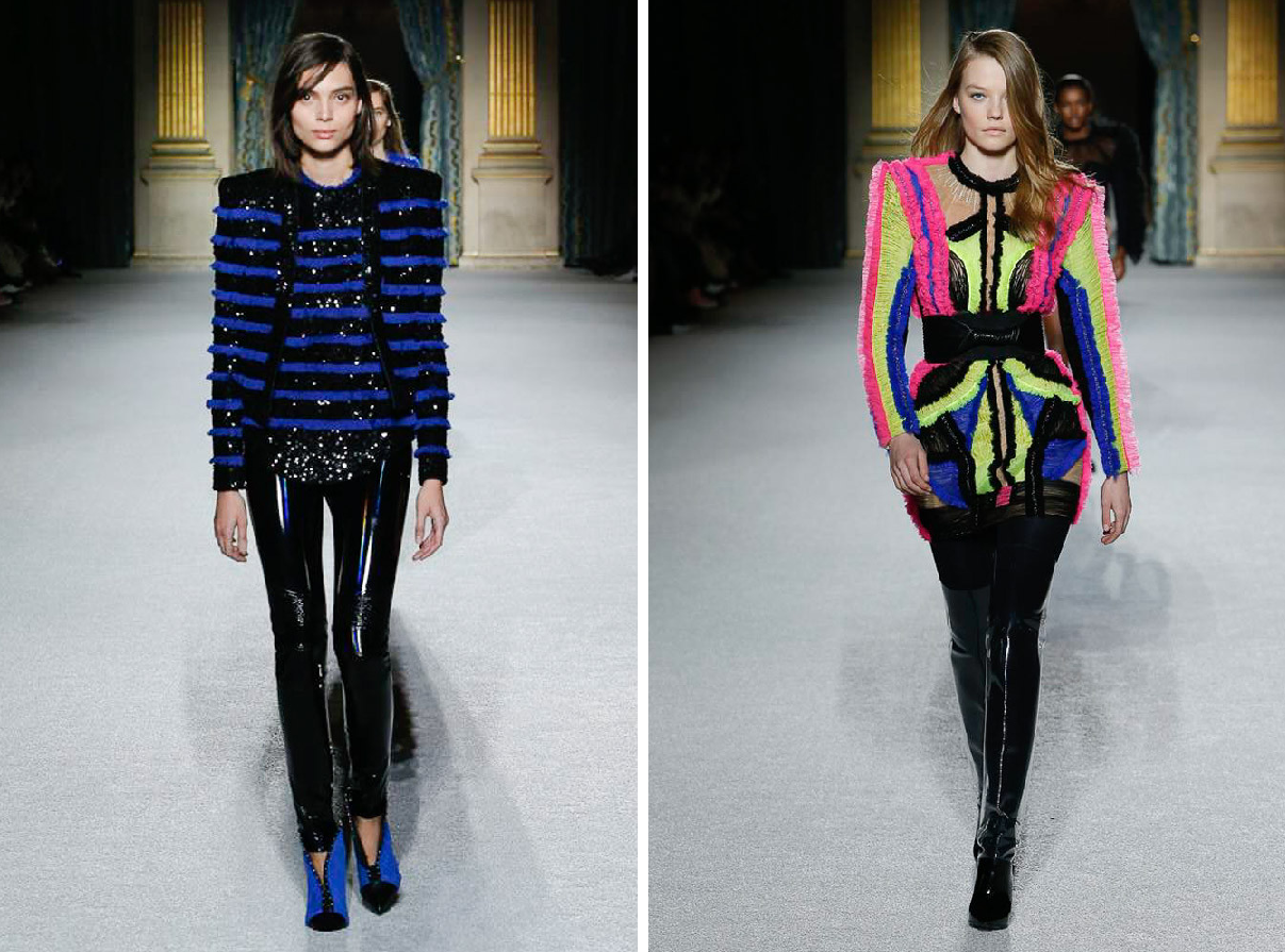 Balmain женская мода осень зима 2018 2019