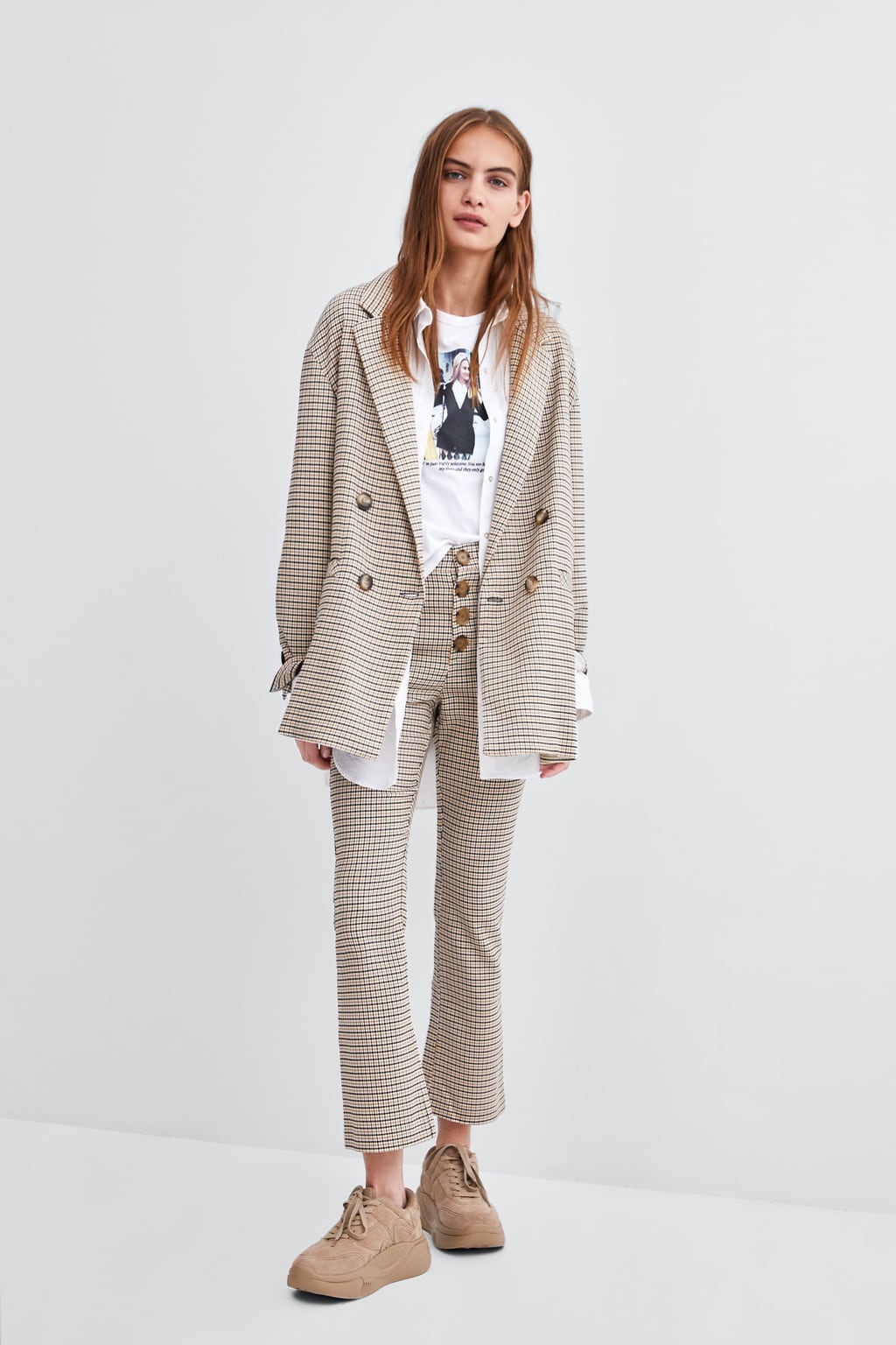 ZARA стильные и модные модели брючных костюмов для женщин