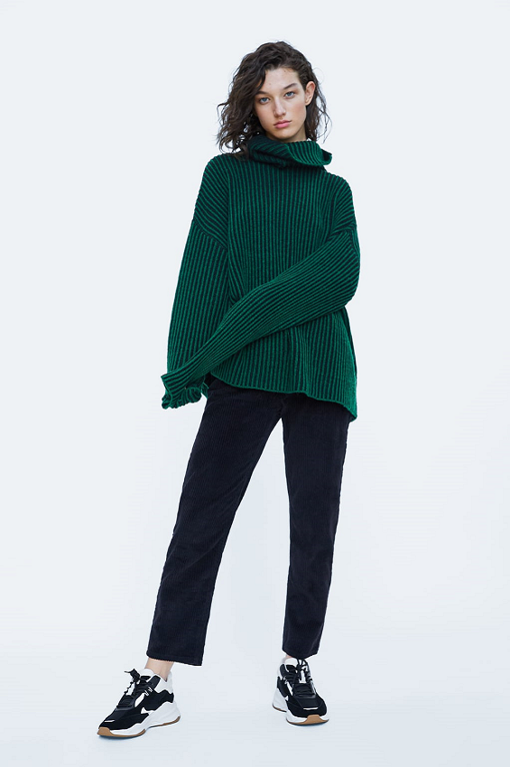 ZARA модные свитера оверсайз