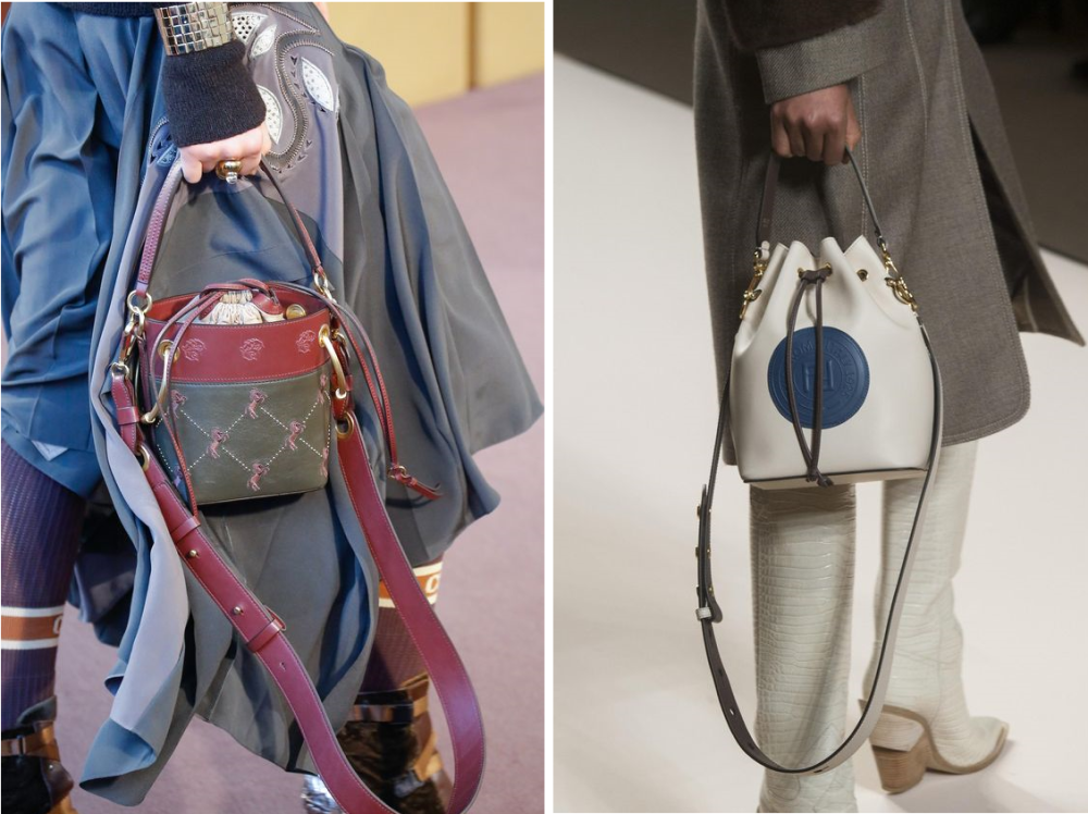 Chloé; Fendi fashion тренды сумок осень-зима 2018-2019