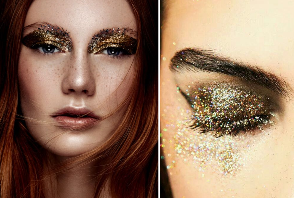 прекрасней всех! новогодний золотой макияж