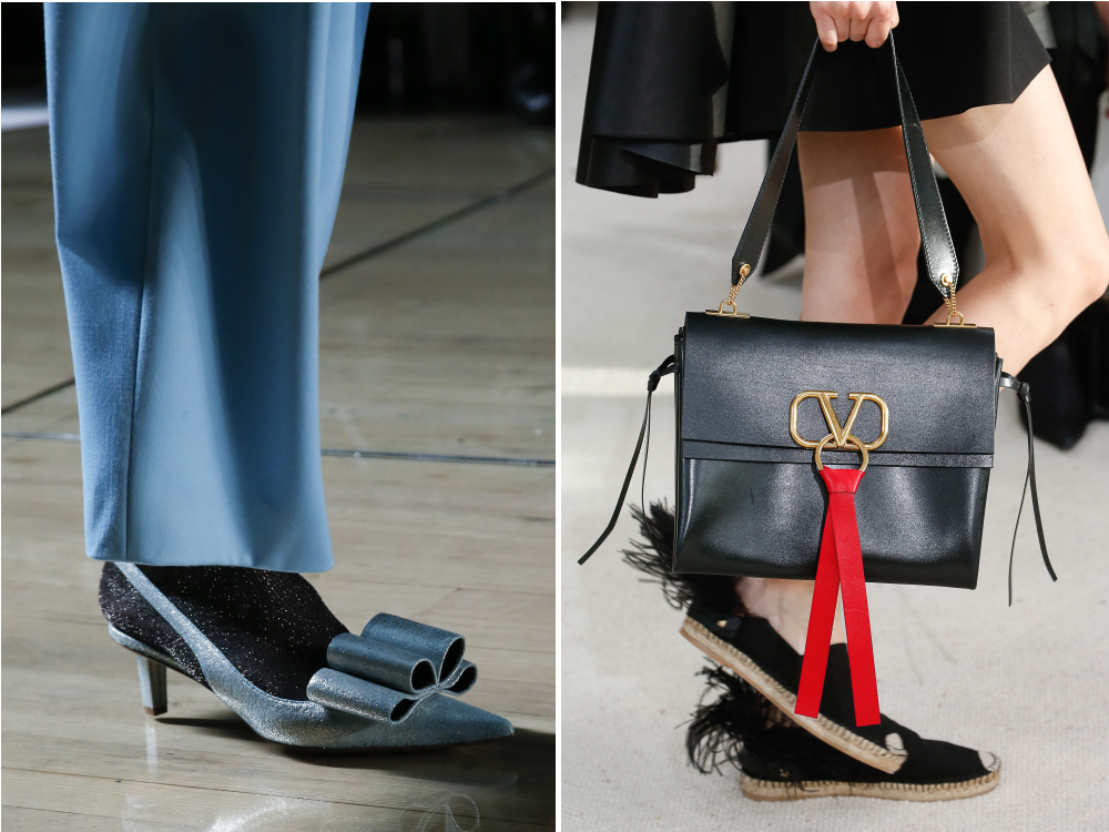 Marc Jacobs; Valentino тенденции женской обуви весна-лето 2019