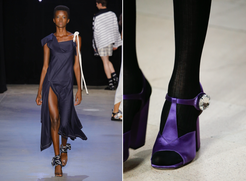 Monse; Miu Miu актуальные тренды обуви весна-лето 2019