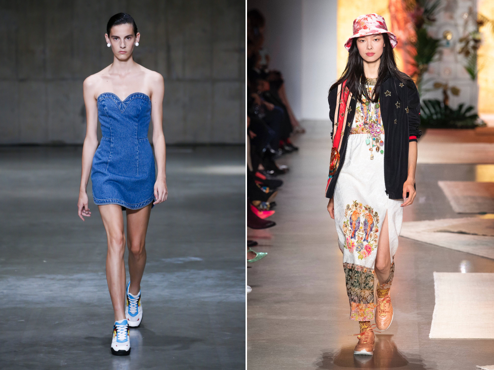 Сhristopher Kane; Anna Sui модная спортивная женская обувь весна-лето 2019