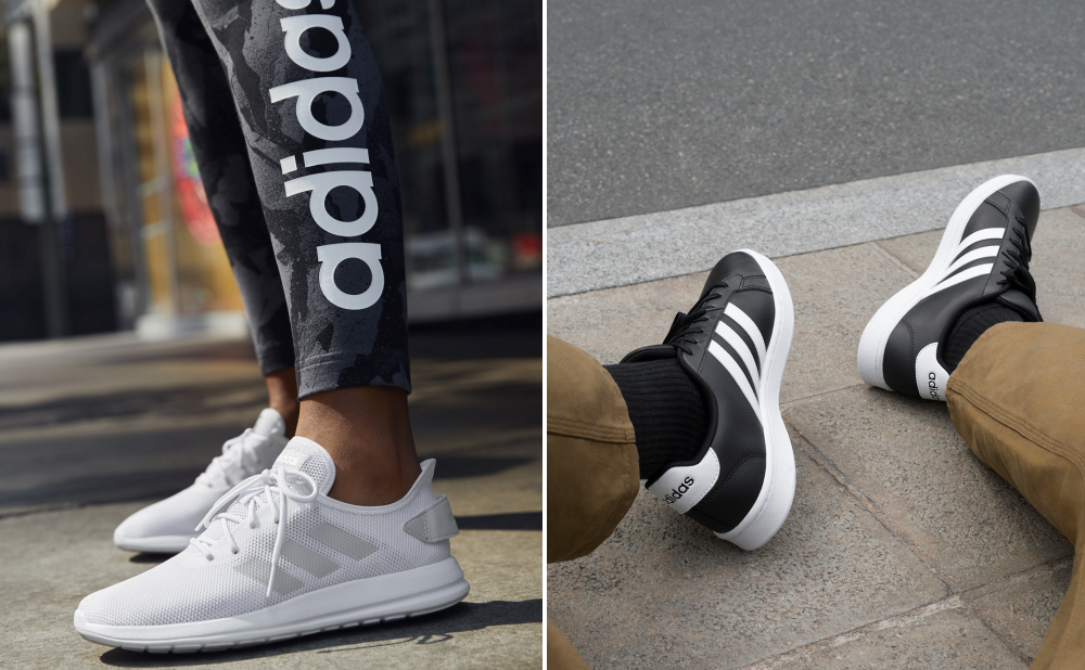 купить кожаные кроссовки adidas
