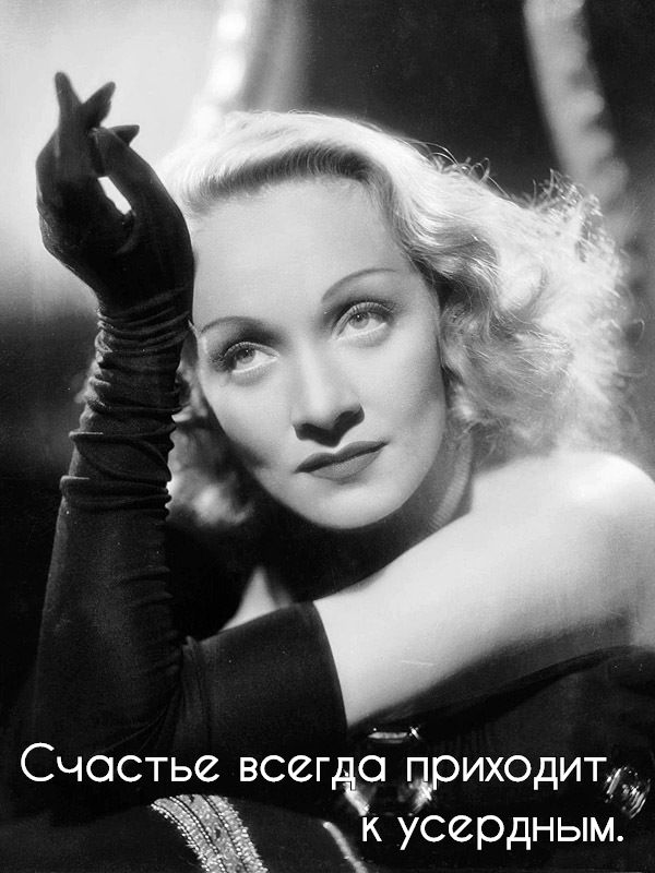 правила жизни иконы стиля Марлен Дитрих