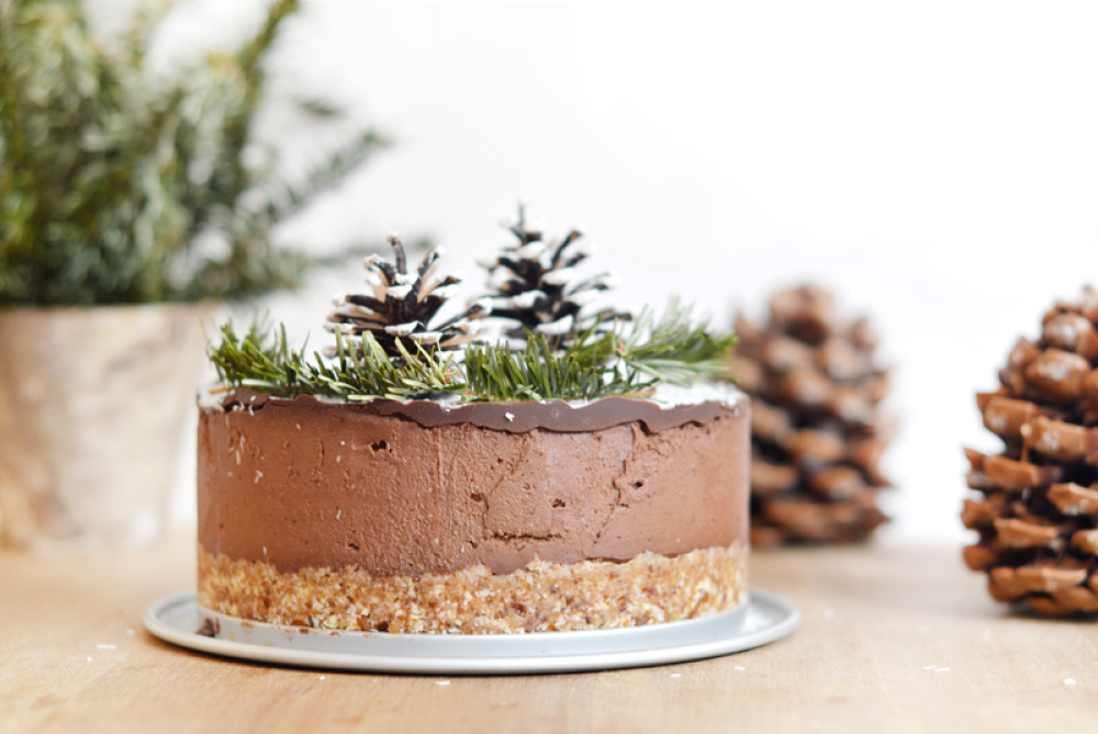 новогодний торт без выпечки